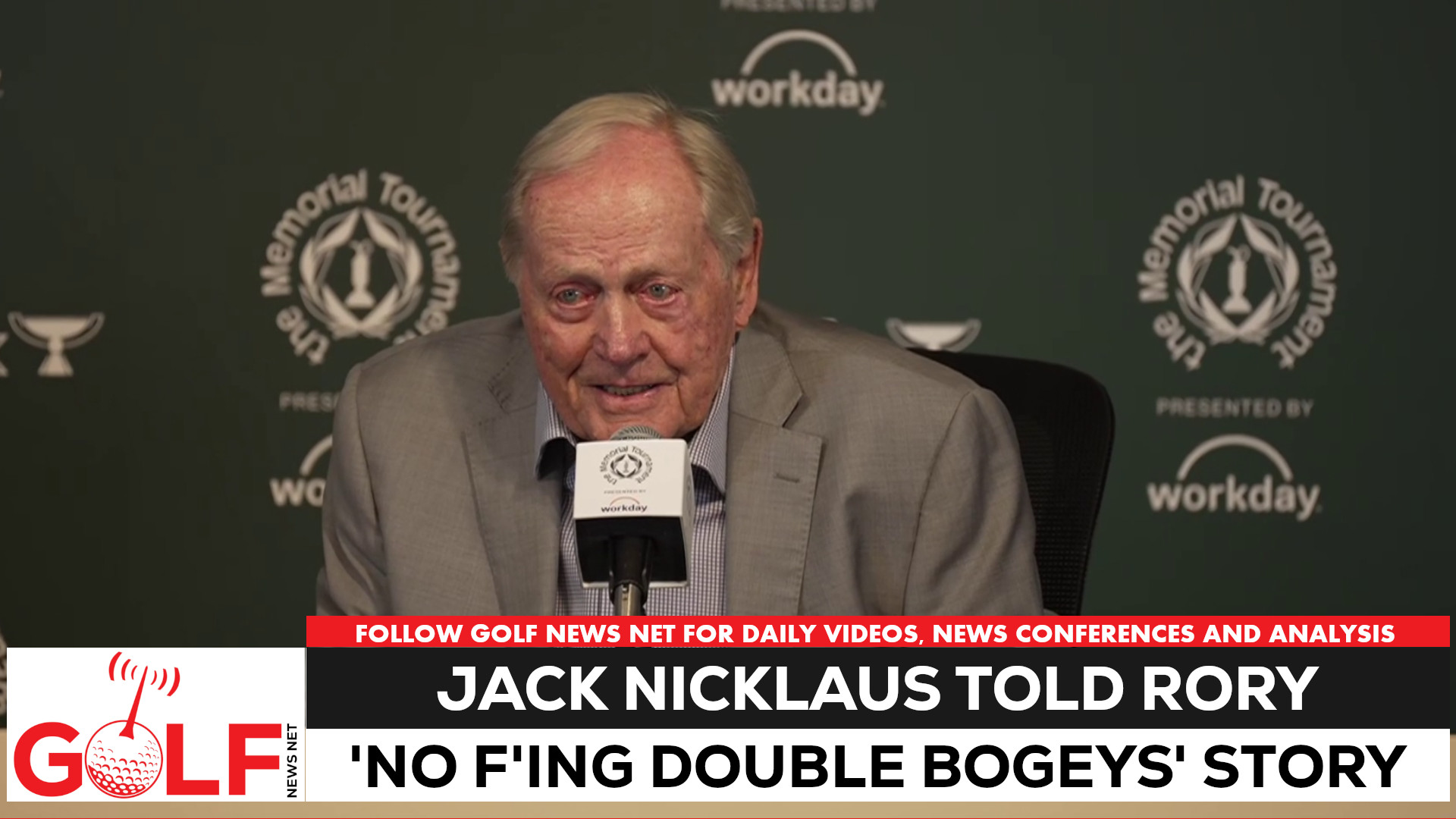 Video thumbnail for 'No **** double bogeys!': How Jack Nicklaus helped Rory McIlroy win the Masters