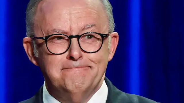 Video thumbnail for Australia election: Albanese claims historic re-election win for Labor