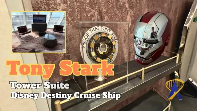 Video thumbnail for Iron Man Tower Suite Tour on the Disney Destiny Cruise Ship
