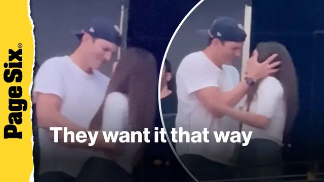 'Video thumbnail for Watch Mila Kunis and Ashton Kutcher show rare PDA at Backstreet Boys concert'