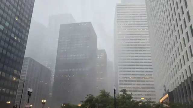 Video thumbnail for US: Severe Storms Batter Chicago Area With Flooding, Damage, and Power Outages 2.