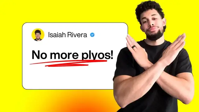 'Video thumbnail for isaiah rivera: stop doing plyos! unlock your vertical jump potential'