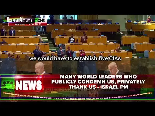 'Video thumbnail for Many World Leaders Who Publicly Condemn Us, Privately Thank Us   Israel PM'