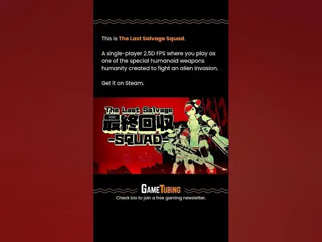 Video thumbnail for This is The Last Salvage Squad - An anime-styled FPS