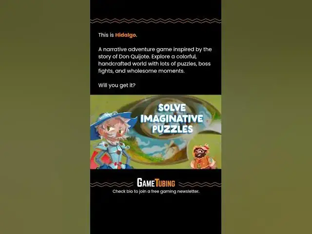 Video thumbnail for This is Hidalgo - A Don Quijote inspired puzzle game