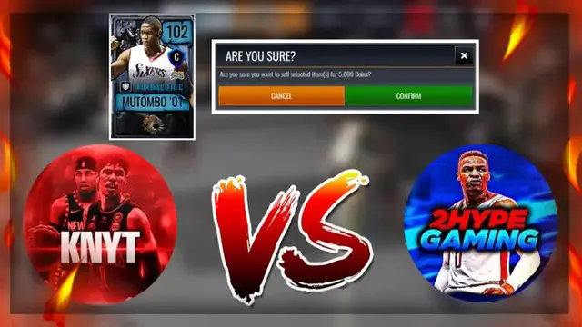 'Video thumbnail for KNYT: nba live mobile 20 quicksell challenge vs 2hype gaming! lebron, harden & kyrie highlights!'