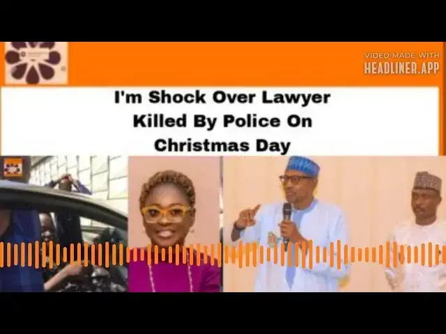 Video thumbnail for I'm Shock Over Lawyer Killed By Police On Christmas Day ~ OsazuwaAkonedo