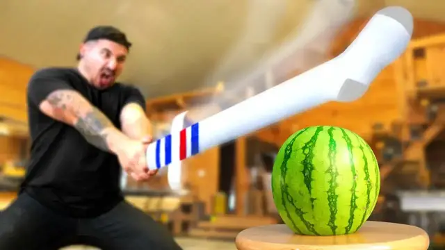 'Video thumbnail for Jake Carlini: making a sword out of socks! diy weapon build'
