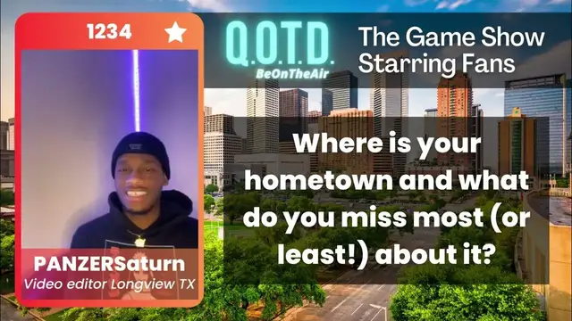 Video thumbnail for Our Favorite Answers: PANZERSaturn misses his home in Longview, TX!