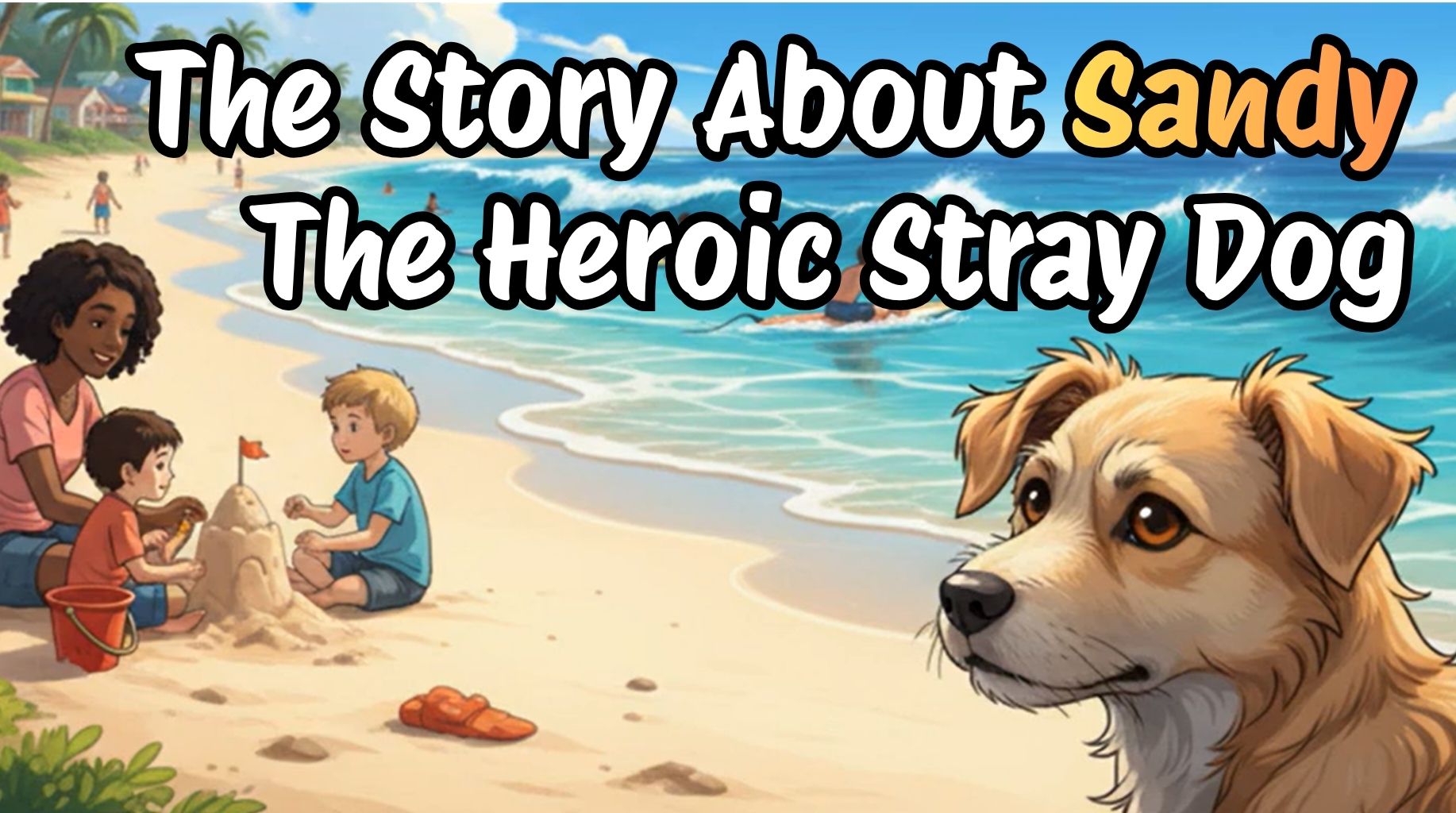 Video thumbnail for Story About How The Stray Dog Sandy Become a Lifeguard