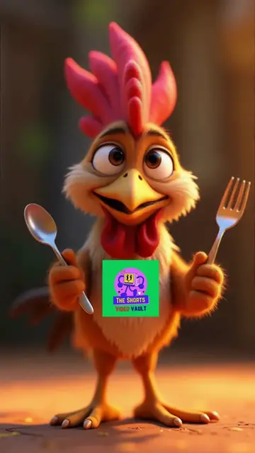 Video thumbnail for Talking rooster video