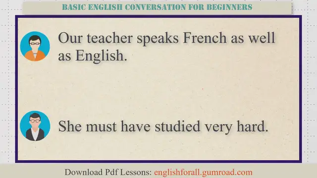 Video thumbnail for Basic English Conversation for Beginners #42