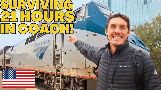 'Video thumbnail for OUR FIRST AMTRAK TRAIN EXPERIENCE | 21 HOURS FROM CHICAGO TO DALLAS ON AMTRAK'S TEXAS EAGLE!!'