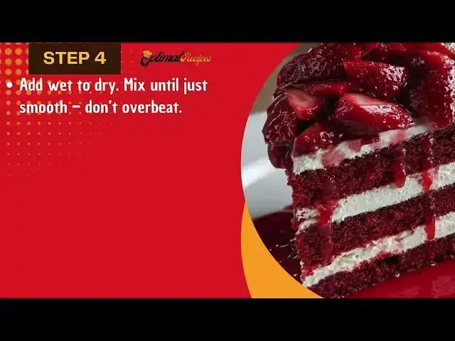 Video thumbnail for Decadent Red Velvet Cake with Cream Cheese Frosting