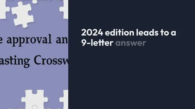 Video thumbnail for El Gave approval and stopped broadcasting (6,3) Crossword Clue Puzzle Answer from September 29, 2024