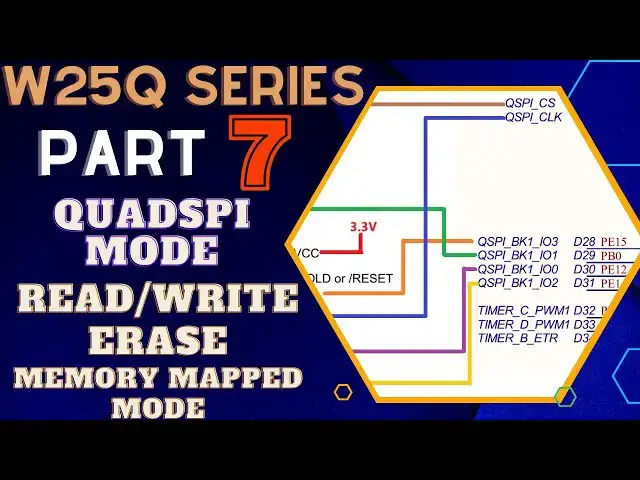 Video thumbnail for W25Q FLASH Memory || Part 7 || QuadSPI Read Write Erase || Memory Mapped Mode