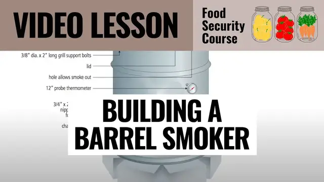 'Video thumbnail for VIDEO   BUILDING A BARREL SMOKER'