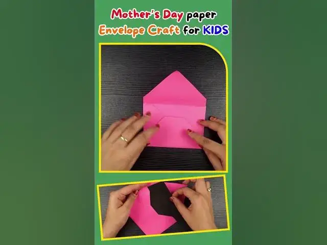 'Video thumbnail for Mother’s Day paper Envelope Craft for KIDS #kidscrafts #mothersdaycraft #papercraft'