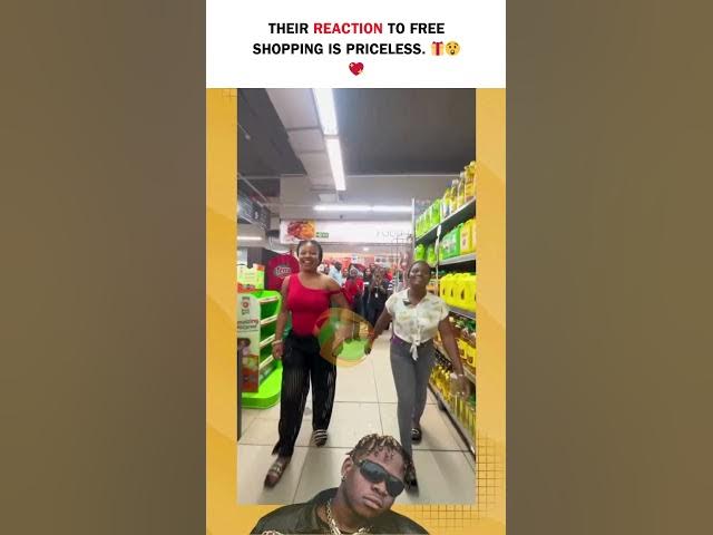 Video thumbnail for Their Reaction to FREE Shopping is Priceless. 🎁😲💖