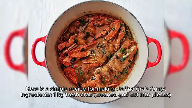 Video thumbnail for Jaffna crab curry Recipe