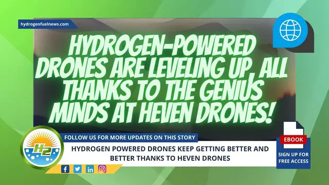 Video thumbnail for AMAZING! Heven Drones Take Hydrogen Powered Technology to New Heights