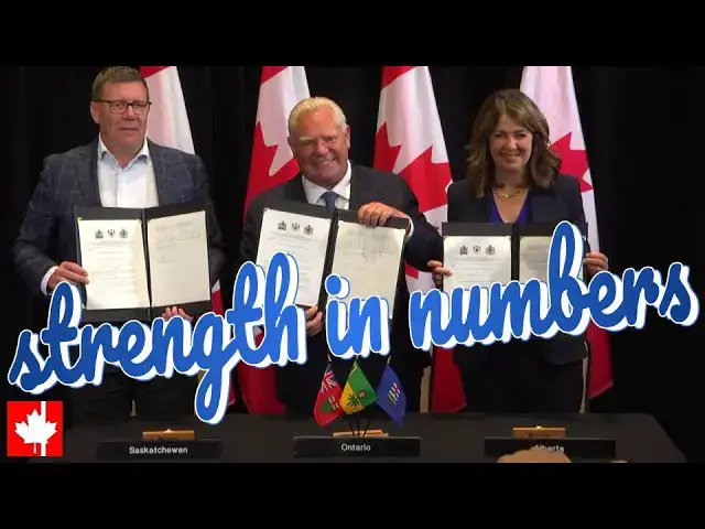'Video thumbnail for Strength in numbers: 3 provinces sign MOU to build pipelines and expand trade corridors'