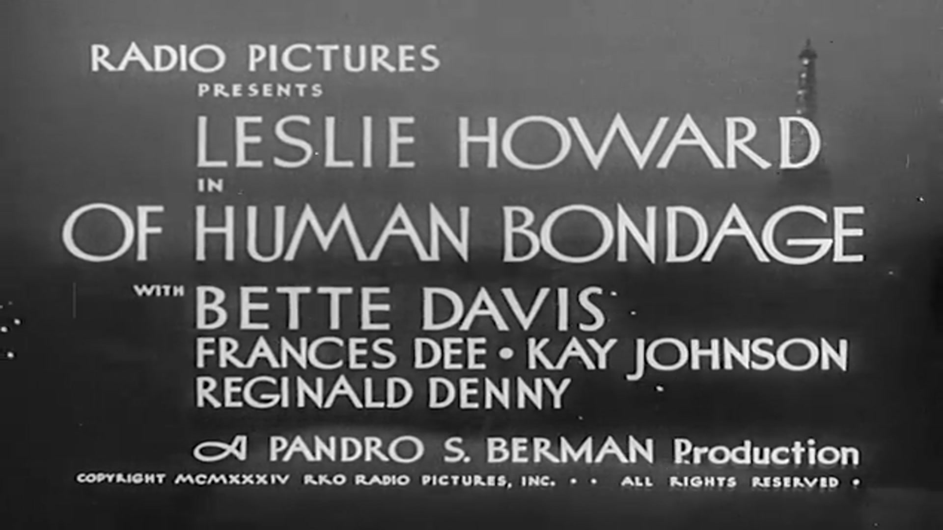 Video thumbnail for Of Human Bondage (1934)