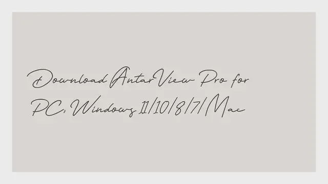 Video thumbnail for Download AntarView Pro for PC, Windows 11/10/8/7/Mac