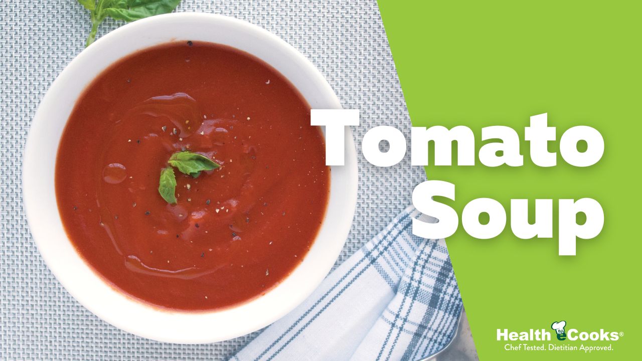 Video thumbnail for Heart-Healthy Tomato Soup | Easy Vegan Soup in 30 Minutes