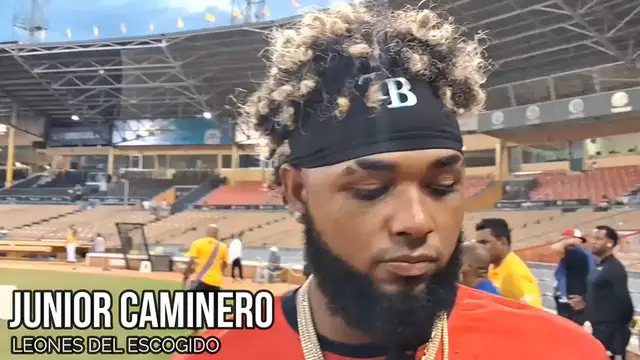 'Video thumbnail for LIDOM: Junior Caminero de los Rays al Escogido'