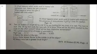 Video thumbnail for 10th Science First Revision 2019 - Question Paper (Trichy District) | (English Medium)