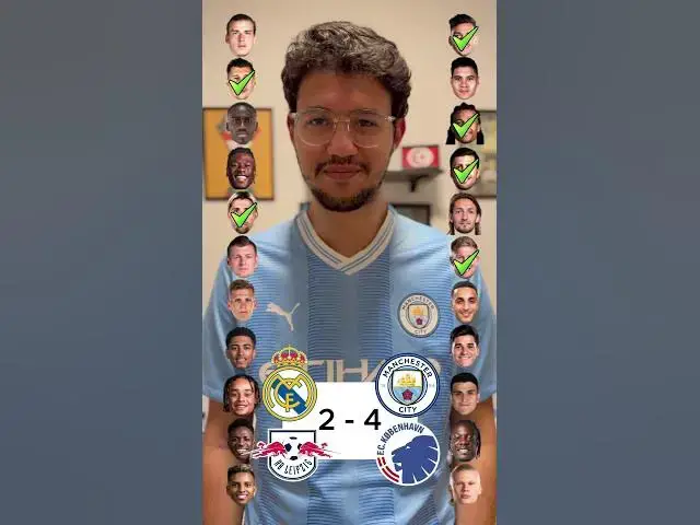 'Video thumbnail for ريال مدريد و ليبزغ ضد مانشستر سيتي و كوبنهاغن'