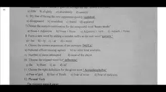 Video thumbnail for 11th English Public Exam March 2019 - Model Question Papers - 1 | Team Aspirants