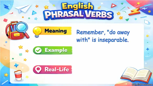 Video thumbnail for Do away with sth Meaning, Examples & How to Use Correctly