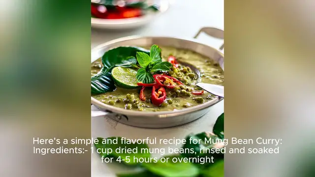 Video thumbnail for mung bean recipe
