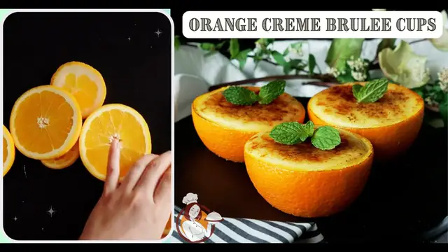 Video thumbnail for Orange Creme Brulee Cups