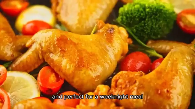 Video thumbnail for one pan chicken recipe