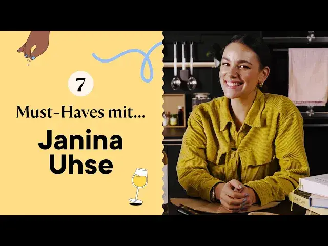 Video thumbnail for 7 Kitchen Must-Haves mit Janina Uhse von @JaninaandFood