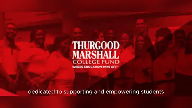 Video thumbnail for Thurgood Marshall College Fund