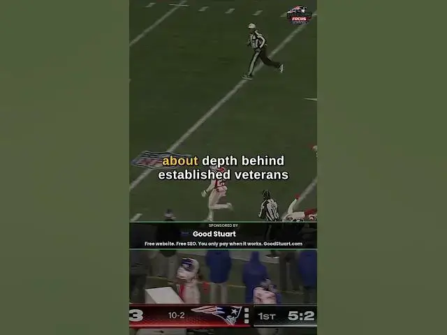 Video thumbnail for Patriots OL Shuffle Signals Depth Problem