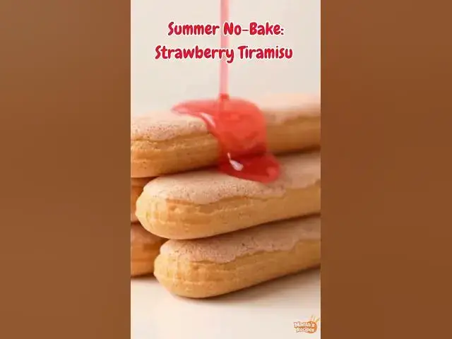 Video thumbnail for Strawberry Tiramisu Recipe | No-Bake Summer Dessert with Fresh Berries