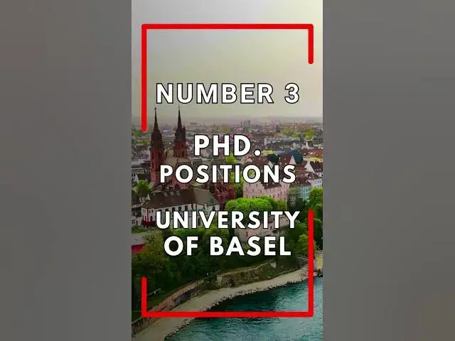 Video thumbnail for 4 Full Funding Scholarships in Switzerland #switzerland #studyabroad #scholarship