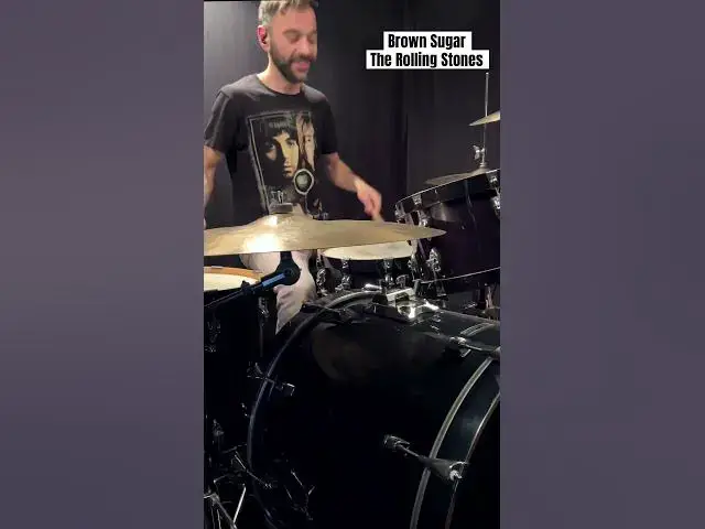 'Video thumbnail for “Brown Sugar” - The Rolling Stones | Drum Cover | Drum Lessons | Simpledrummer®'