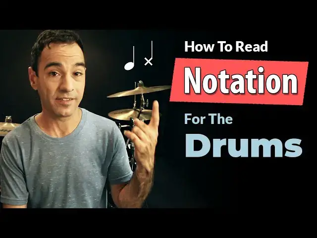 Video thumbnail for How To Read Notation For The Drums | Reading Music For Drums | Drum Notation 101