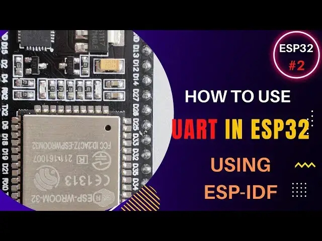 Video thumbnail for How to use UART in ESP32 || Espressif IDE