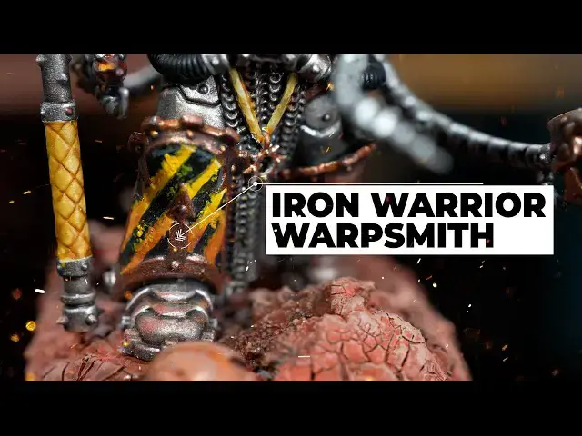 'Video thumbnail for How I painted an IRON WARRIOR WARPSMITH - learning to paint iron warriors part 3'
