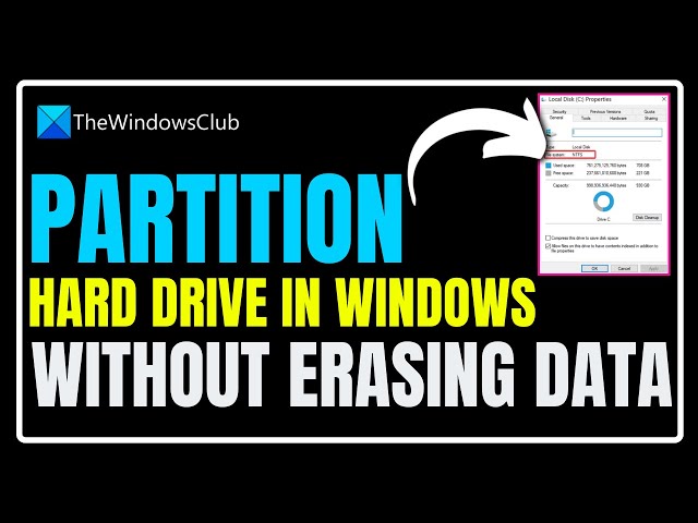 Video thumbnail for How to partition Hard drive in Windows 11 without erasing data