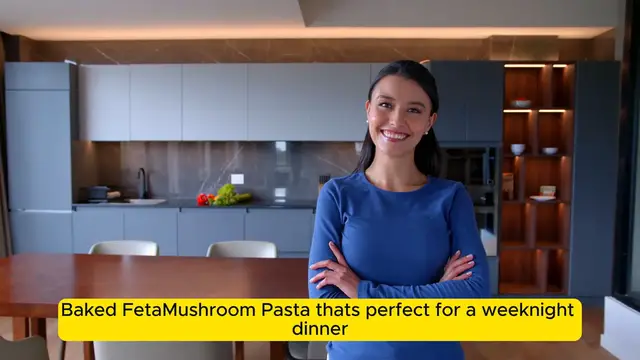Video thumbnail for _ Baked Feta and Mushroom Pasta