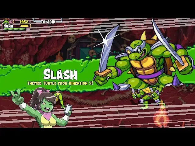 Video thumbnail for TMNT: SHREDDER'S REVENGE (SLASH FIGHT) (MONA LISA)