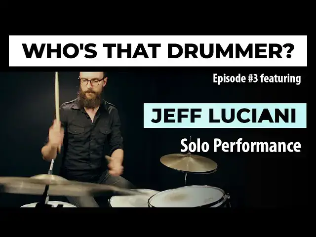 Video thumbnail for Who’s That Drummer? | Episode 3: Jeff Luciani (The Dears) | Drum Solo Performance